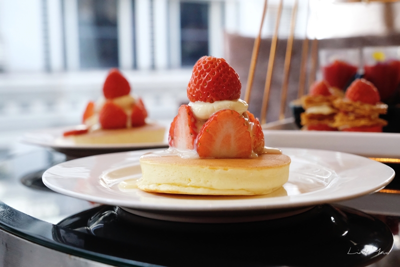 九龍酒店_草莓戀人中西下午茶_Kowloon Hotel_Afternoon Tea_Sweets_Fresh Strawberries Pancake_草莓熱香餅